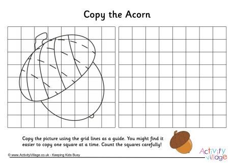 Seasonal Grid Copy Puzzles