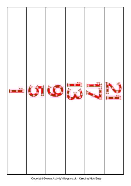 Advent paper chain Advent paper chain