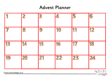 Advent Planner