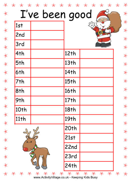 Behaviour Charts To Print