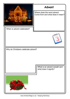 Advent Worksheets