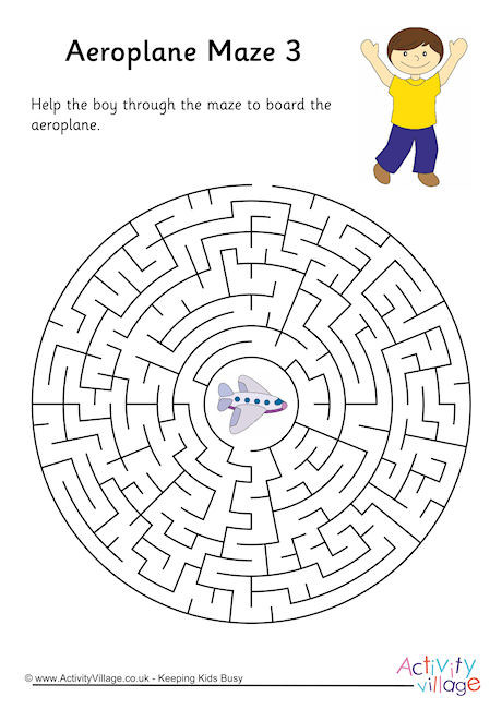 Aeroplane Maze 3