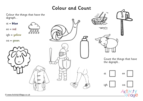 Ai Ee Igh Oa Colour And Count