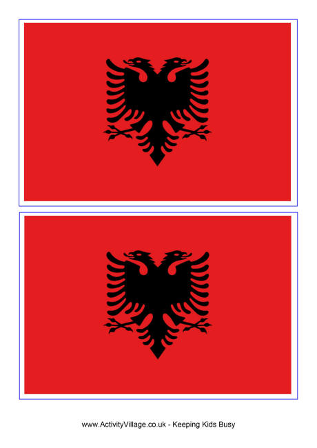 Albania flag printable