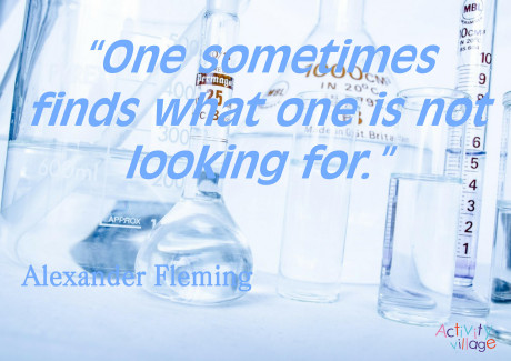Alexander Fleming Quote Poster