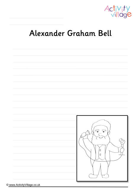 Alexander Graham Bell Writing Page