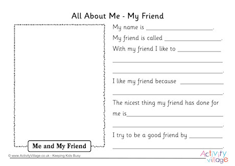 All About Me My Friend