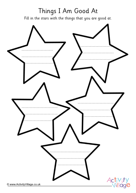 All About Me - Things I am Good At