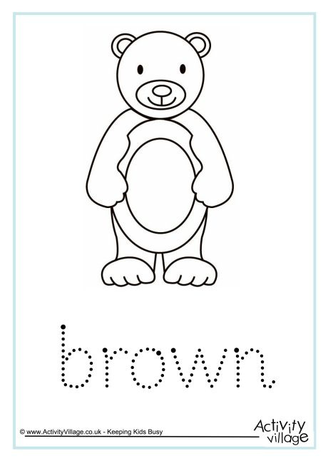 All Colour Word Tracing