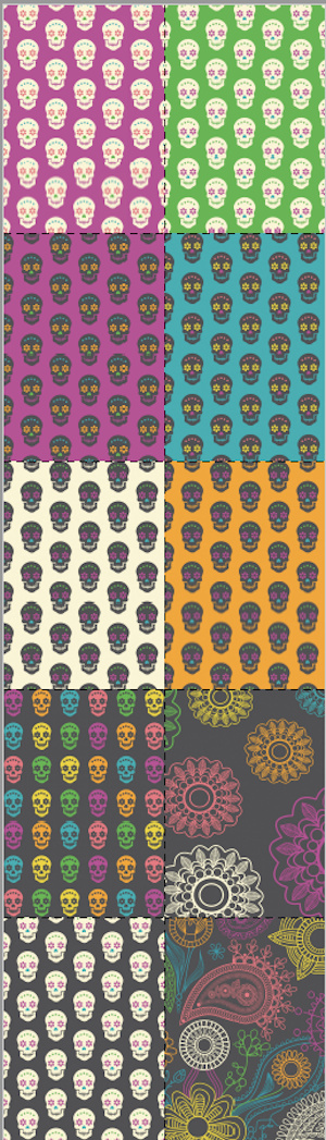 Day of the Dead scrapbook paper pack Day of the Dead scrapbook paper pack