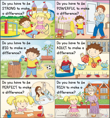 All making a difference posters - set of 7 All making a difference posters - set of 7