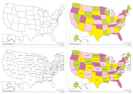 Printable Maps of the United States Printable Maps of the United States