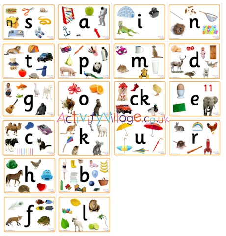 All Phase Two letters - recognition posters All Phase Two letters - recognition posters