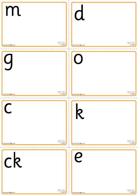 All Phase Two letters - sorting mats