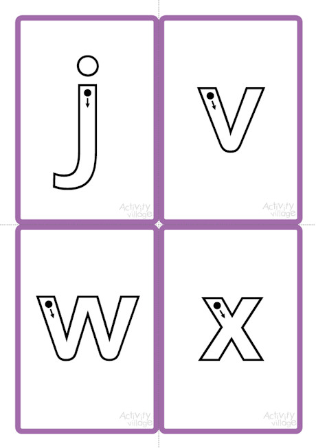 All Phase Three letters - flash cards - arrows All Phase Three letters - flash cards - arrows