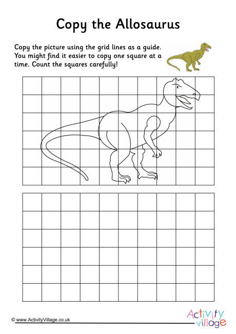 Allosaurus Grid Copy