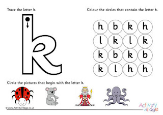 Alphabet Learn the Letter Worksheets