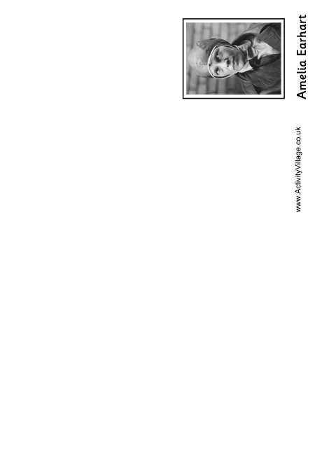 Amelia Earhart Booklet Amelia Earhart Booklet