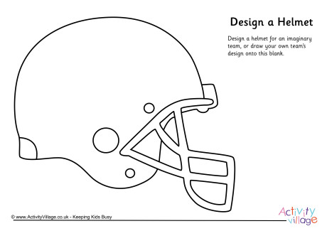 American Football helmet design page