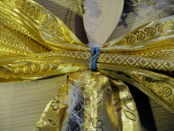 Angel wings detail