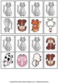 Animal dominoes Animal dominoes