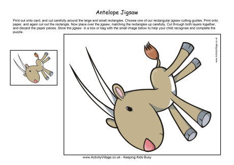 Antelop jigsaw