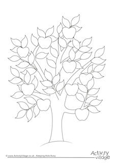 Apple colouring Pages