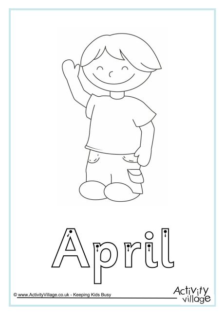 April finger tracing