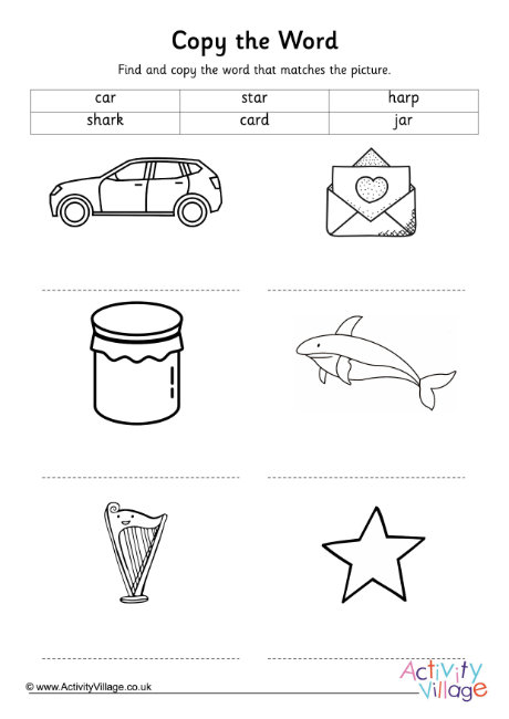 Ar Digraph Copy The Word