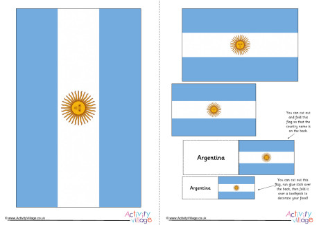 Argentina Flag Printable
