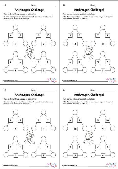 Arithmagons Pack 1