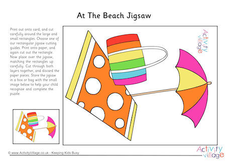 At The Beach Jigsaw At The Beach Jigsaw