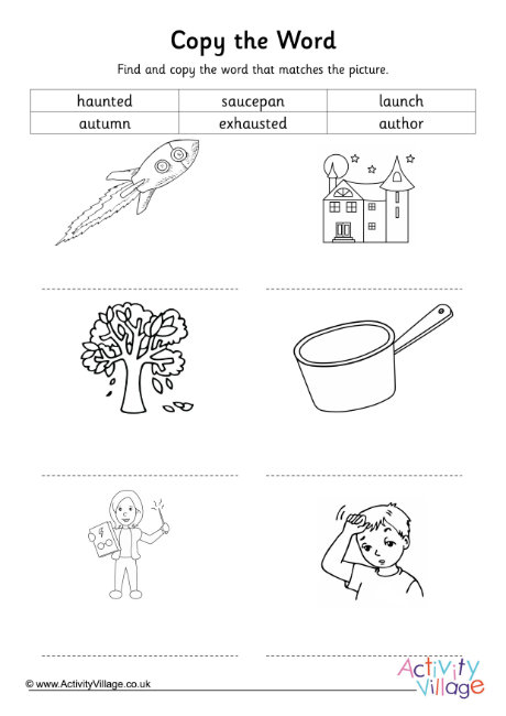 Au Digraph Copy The Word Au Digraph Copy The Word