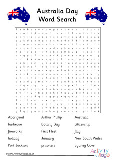 Australia Day Puzzles