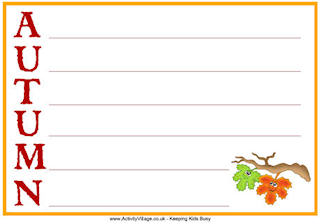 Autumn Acrostic Poem Printables