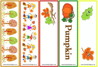 Autumn Bookmarks