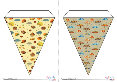 Autumn Bunting Large