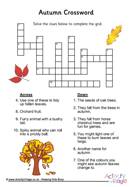 autumn-crossword