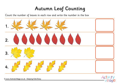 Autumn leaf counting 1