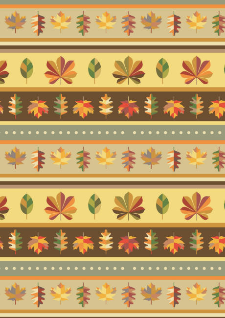Autumn leaf stripe scrapbook paper Autumn leaf stripe scrapbook paper