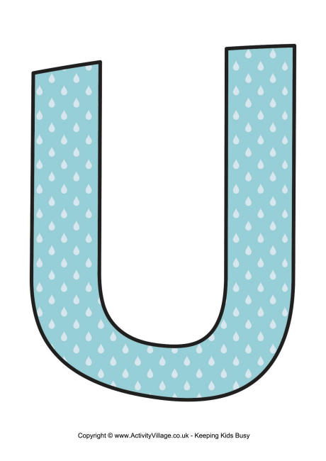 Autumn letter U 1