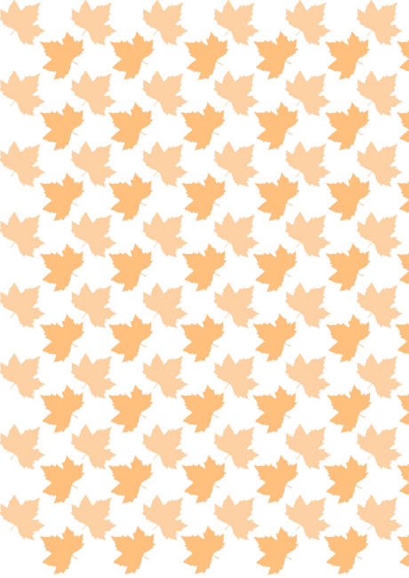 Autumn scrapbook paper - Maple leaf
