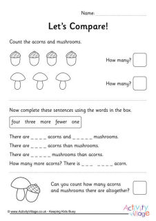 Autumn Worksheets