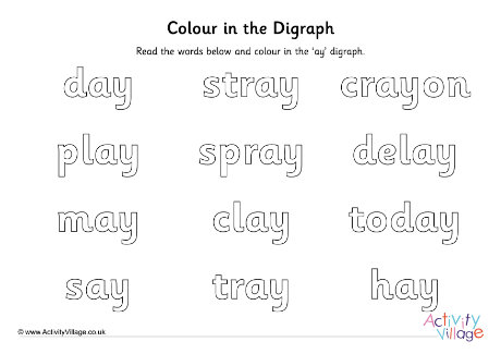 Ay Digraph Colour In