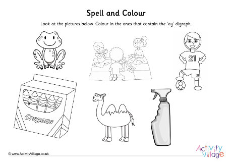 Ay Digraph Spell And Colour