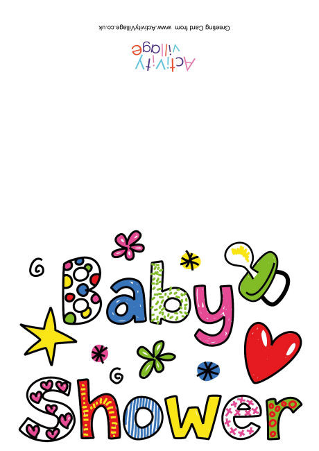 Baby Shower Card