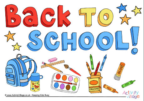 Back to school poster 2