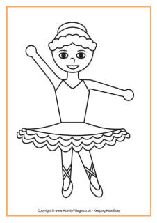 Ballet Colouring Pages