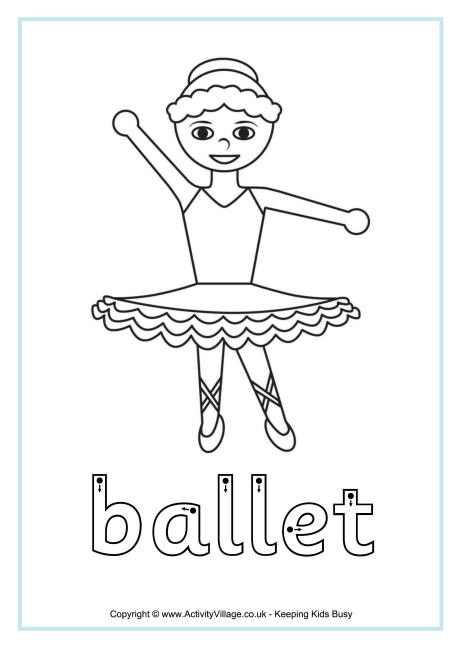 Ballet finger tracing