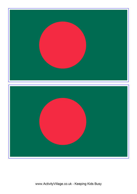 Bangladesh flag printable